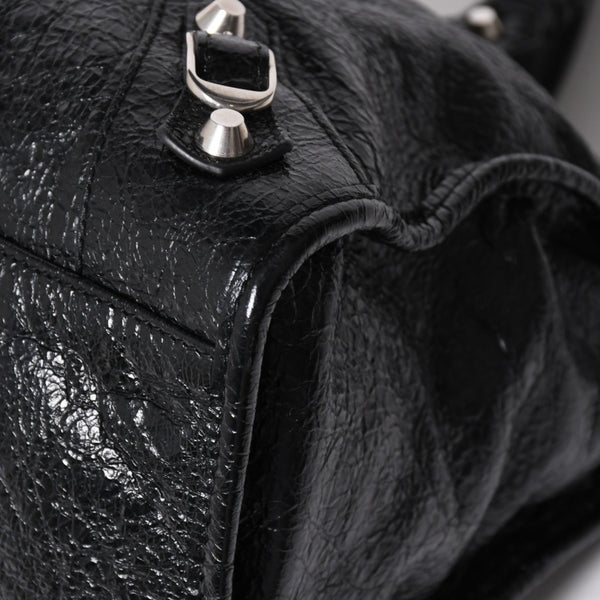 Very Good Condition BALENCIAGA Balenciaga 2WAY Handbag Shoulder Bag Le City Lambskin 823058 Used 4a009610