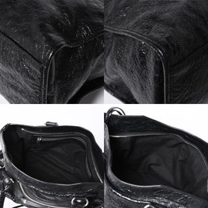 Very Good Condition BALENCIAGA Balenciaga 2WAY Handbag Shoulder Bag Le City Lambskin 823058 Used 4a009610