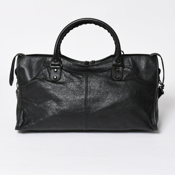 Very Good Condition BALENCIGA Balenciaga The Part Time 2WAY Handbag Shoulder Bag 168028 Black Used 4a009617