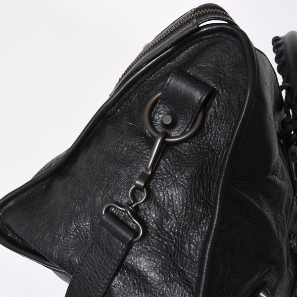 Very Good Condition BALENCIGA Balenciaga The Part Time 2WAY Handbag Shoulder Bag 168028 Black Used 4a009617