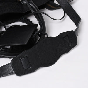 Very Good Condition BALENCIGA Balenciaga The Part Time 2WAY Handbag Shoulder Bag 168028 Black Used 4a009617