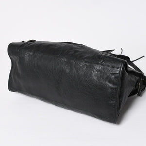 Very Good Condition BALENCIGA Balenciaga The Part Time 2WAY Handbag Shoulder Bag 168028 Black Used 4a009617