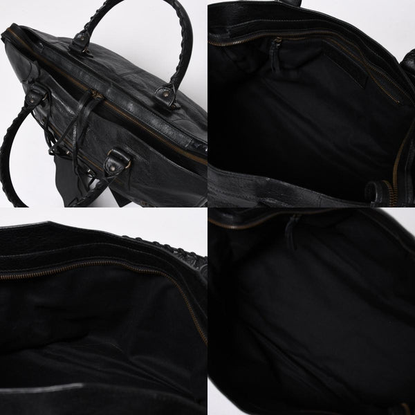 Very Good Condition BALENCIGA Balenciaga The Part Time 2WAY Handbag Shoulder Bag 168028 Black Used 4a009617