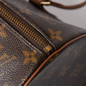 Very Good Condition LOUIS VUITTON Papillon 30 GM Handbag M51365 Monogram Gold Hardware Old Model Cylindrical Used 4a009613