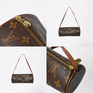 Very Good Condition LOUIS VUITTON Papillon 30 GM Handbag M51365 Monogram Gold Hardware Old Model Cylindrical Used 4a009613