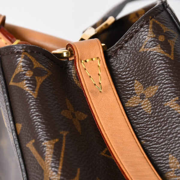 極美品 LOUIS VUITTON ルイヴィトン モンテーニュBB モノグラム ハンドバッグ ショルダーバッグ M41055 ブラウン 中古 4a009614