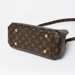 極美品 LOUIS VUITTON ルイヴィトン モンテーニュBB モノグラム ハンドバッグ ショルダーバッグ M41055 ブラウン 中古 4a009614