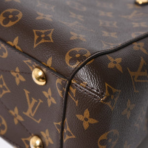 極美品 LOUIS VUITTON ルイヴィトン モンテーニュBB モノグラム ハンドバッグ ショルダーバッグ M41055 ブラウン 中古 4a009614
