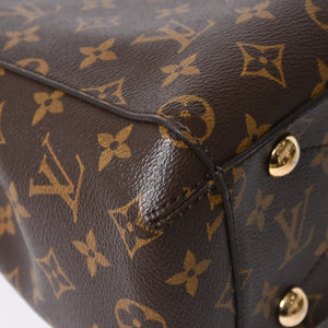 極美品 LOUIS VUITTON ルイヴィトン モンテーニュBB モノグラム ハンドバッグ ショルダーバッグ M41055 ブラウン 中古 4a009614