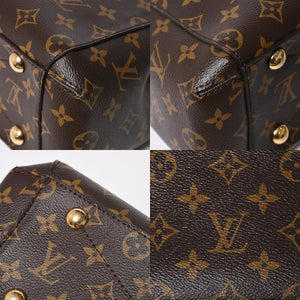 極美品 LOUIS VUITTON ルイヴィトン モンテーニュBB モノグラム ハンドバッグ ショルダーバッグ M41055 ブラウン 中古 4a009614