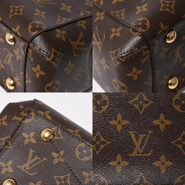 極美品 LOUIS VUITTON ルイヴィトン モンテーニュBB モノグラム ハンドバッグ ショルダーバッグ M41055 ブラウン 中古 4a009614