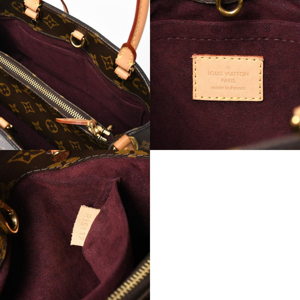 極美品 LOUIS VUITTON ルイヴィトン モンテーニュBB モノグラム ハンドバッグ ショルダーバッグ M41055 ブラウン 中古 4a009614