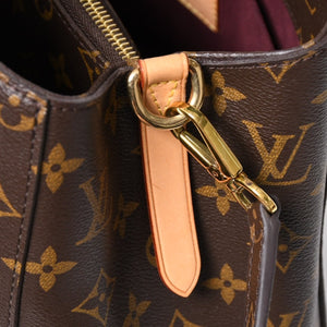 極美品 LOUIS VUITTON ルイヴィトン モンテーニュMM モノグラム ハンドバッグ M41056 ブラウン 中古 4a009615