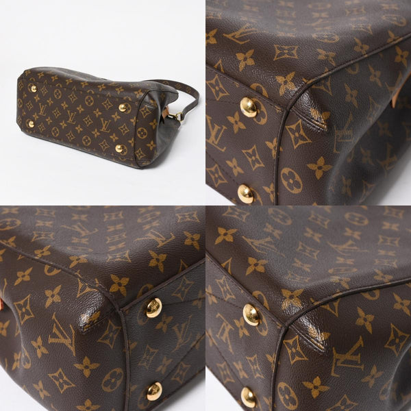 極美品 LOUIS VUITTON ルイヴィトン モンテーニュMM モノグラム ハンドバッグ M41056 ブラウン 中古 4a009615