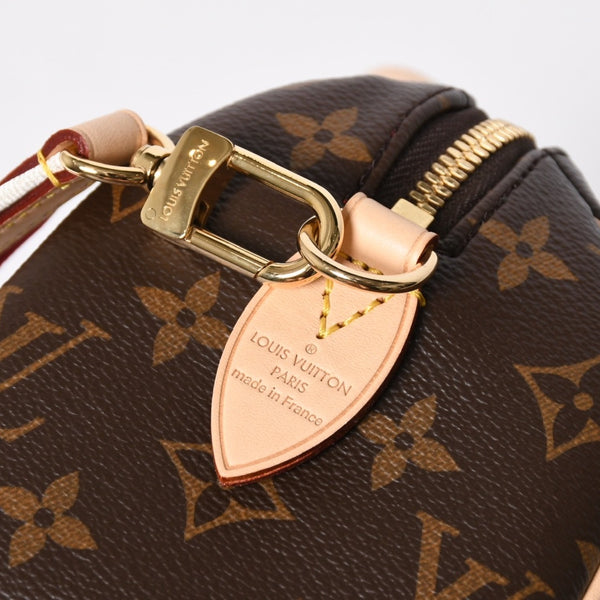 新品未使用 LOUIS VUITTON ルイヴィトン ハンドバッグ M45948 スピーディバンドリエール 20 ブラウン モノグラム 中古 4a009589