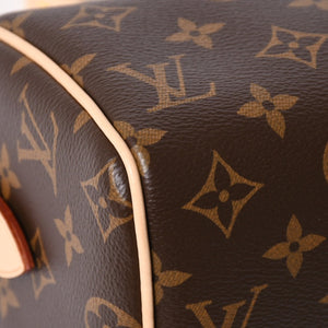 新品未使用 LOUIS VUITTON ルイヴィトン ハンドバッグ M45948 スピーディバンドリエール 20 ブラウン モノグラム 中古 4a009589