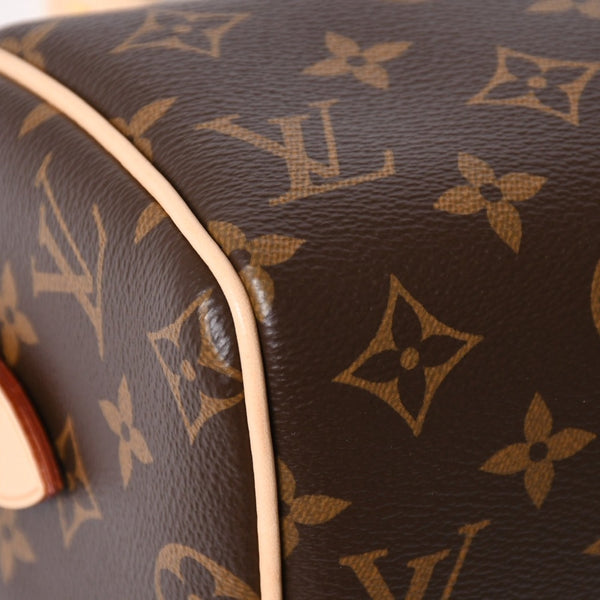 新品未使用 LOUIS VUITTON ルイヴィトン ハンドバッグ M45948 スピーディバンドリエール 20 ブラウン モノグラム 中古 4a009589