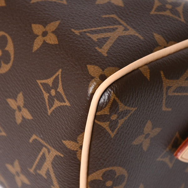 新品未使用 LOUIS VUITTON ルイヴィトン ハンドバッグ M45948 スピーディバンドリエール 20 ブラウン モノグラム 中古 4a009589