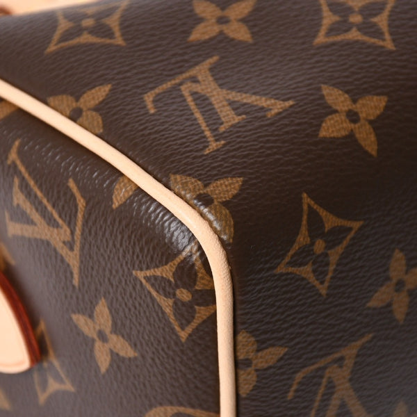 新品未使用 LOUIS VUITTON ルイヴィトン ハンドバッグ M45948 スピーディバンドリエール 20 ブラウン モノグラム 中古 4a009589