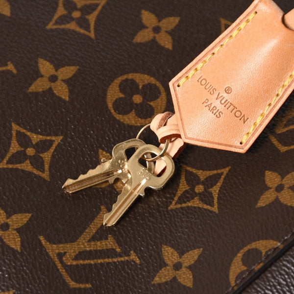 極美品 LOUIS VUITTON ルイヴィトン モンテーニュBB モノグラム ハンドバッグ ショルダーバッグ M41055 ブラウン 中古 4a009614