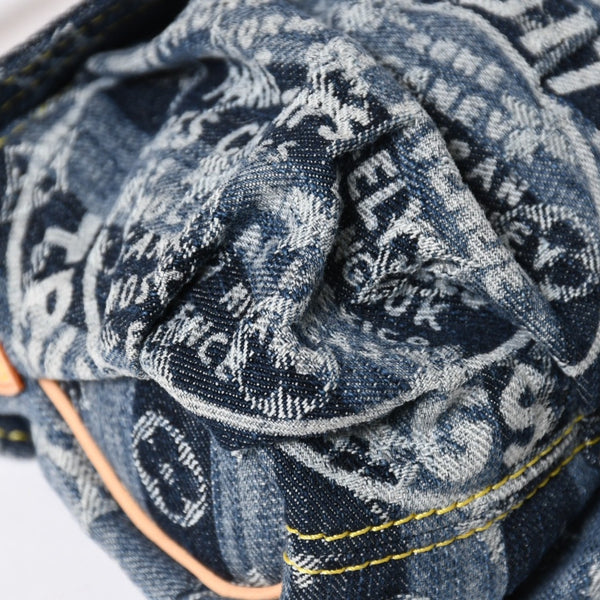 新品同様品 LOUIS VUITTON ルイヴィトン モノグラム デニム ミニ・プリーティ レイエ M95333 ショルダーバッグ 中古 4a009616