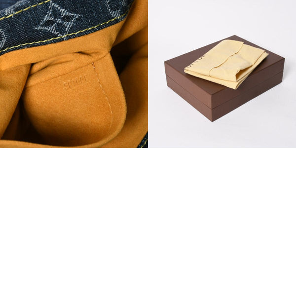 新品同様品 LOUIS VUITTON ルイヴィトン モノグラム デニム ミニ・プリーティ レイエ M95333 ショルダーバッグ 中古 4a009616