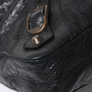 BALENCIAGA Balenciaga 2WAY Handbag Shoulder Bag The First Black Matte Black Lambskin 103203 Good Condition Used 4a009618