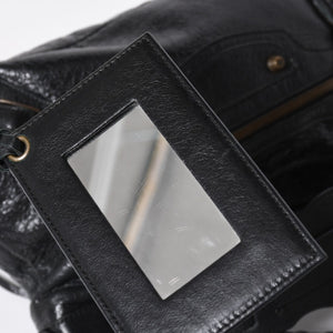 BALENCIAGA Balenciaga 2WAY Handbag Shoulder Bag The First Black Matte Black Lambskin 103203 Good Condition Used 4a009618