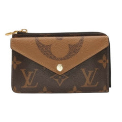 LOUIS VUITTON Porto Cult Recto Verso Coin Case Coin Purse M81303 Monogram Reverse Gold Hardware Good Condition Used 4a000771