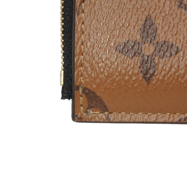 LOUIS VUITTON Porto Cult Recto Verso Coin Case Coin Purse M81303 Monogram Reverse Gold Hardware Good Condition Used 4a000771