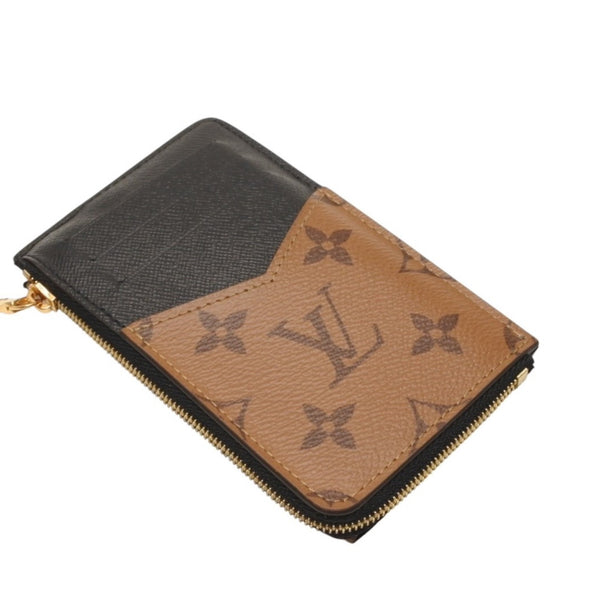 LOUIS VUITTON Porto Cult Recto Verso Coin Case Coin Purse M81303 Monogram Reverse Gold Hardware Good Condition Used 4a000771