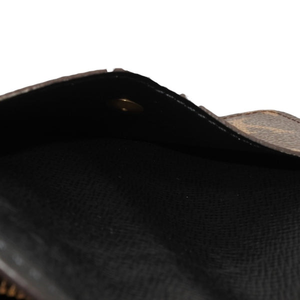 LOUIS VUITTON Porto Cult Recto Verso Coin Case Coin Purse M81303 Monogram Reverse Gold Hardware Good Condition Used 4a000771