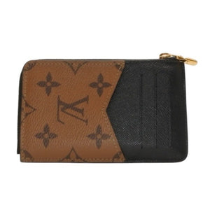 LOUIS VUITTON Porto Cult Recto Verso Coin Case Coin Purse M81303 Monogram Reverse Gold Hardware Good Condition Used 4a000771