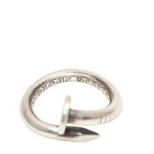 画像をギャラリービューアに読み込む, CHROME HEARTS クロムハーツ NAIL FLAT RING ネイル フラットリング 指輪 重量約5.16g サイズ9号 シルバー925 美品 中古 4a000969