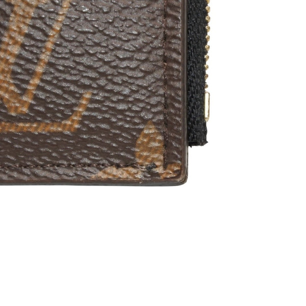 LOUIS VUITTON Porto Cult Recto Verso Coin Case Coin Purse M81303 Monogram Reverse Gold Hardware Good Condition Used 4a000771