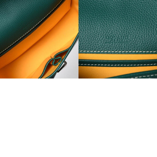 新品同様 GOYARD ゴヤール BELVEDERE PM ベルヴェデーレPM ショルダーバッグ BELVE3PMLTY09CG09P グリーン レザー PVC 中古 4a009714