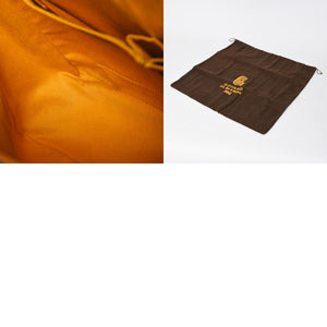 GOYARD ゴヤール グランブルー メッセンジャーバッグ GOS020072 ブラウン PVC レザー シルバー金具 美品 中古 4a009621