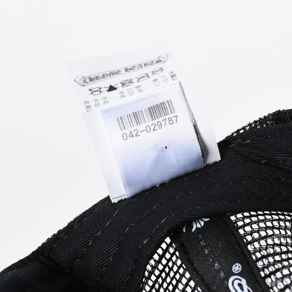 新品未使用 CHROME HEARTS クロムハーツ TRUCKER CAP トラッカー メッシュキャップ ONE SIZE 51-61cm FUCKパッチ ブラック 中古 4a009391