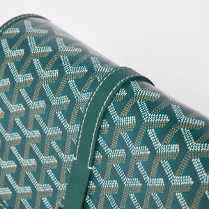 新品同様 GOYARD ゴヤール BELVEDERE PM ベルヴェデーレPM ショルダーバッグ BELVE3PMLTY09CG09P グリーン レザー PVC 中古 4a009714