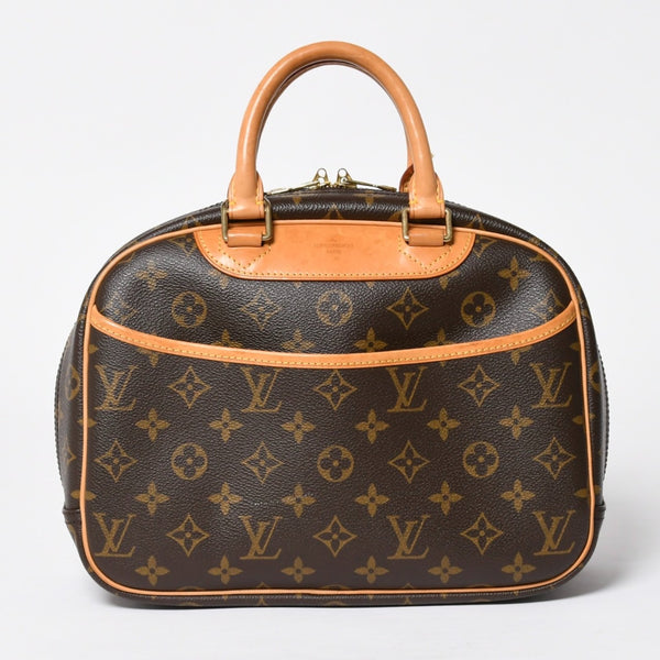 LOUIS VUITTON Handbag Trouville M42228 Monogram Brown Gold Hardware Good Condition Used 4a009663