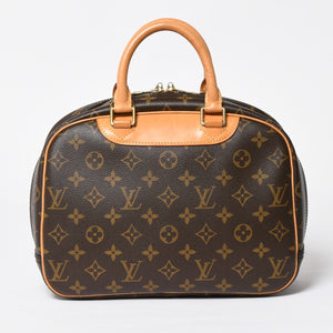 LOUIS VUITTON Handbag Trouville M42228 Monogram Brown Gold Hardware Good Condition Used 4a009663