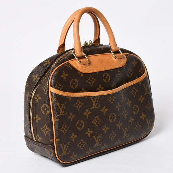LOUIS VUITTON Handbag Trouville M42228 Monogram Brown Gold Hardware Good Condition Used 4a009663