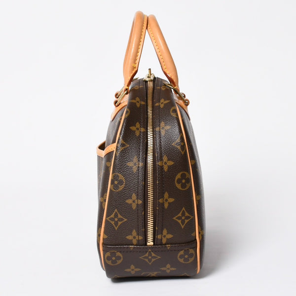LOUIS VUITTON Handbag Trouville M42228 Monogram Brown Gold Hardware Good Condition Used 4a009663