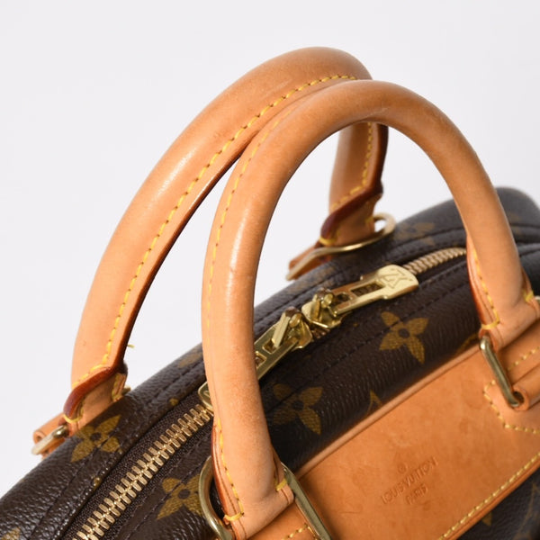 LOUIS VUITTON Handbag Trouville M42228 Monogram Brown Gold Hardware Good Condition Used 4a009663