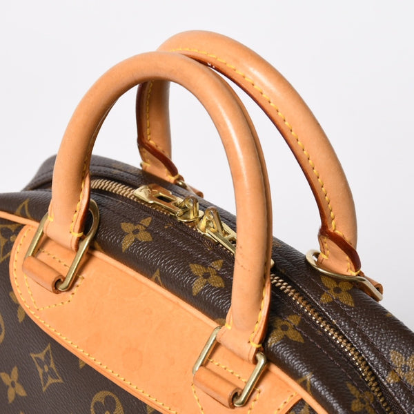 LOUIS VUITTON Handbag Trouville M42228 Monogram Brown Gold Hardware Good Condition Used 4a009663