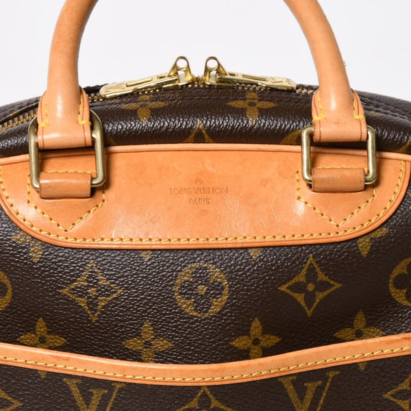 LOUIS VUITTON Handbag Trouville M42228 Monogram Brown Gold Hardware Good Condition Used 4a009663