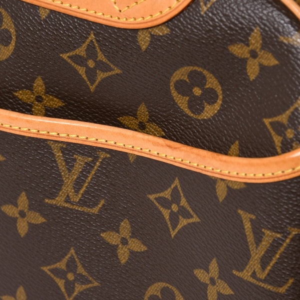 LOUIS VUITTON Handbag Trouville M42228 Monogram Brown Gold Hardware Good Condition Used 4a009663