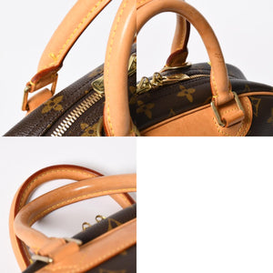 LOUIS VUITTON Handbag Trouville M42228 Monogram Brown Gold Hardware Good Condition Used 4a009663