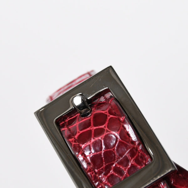 極美品 GUCCI グッチ JACKIE ジャッキー ワンショルダーバッグ 00963 ボルドー ガンメタ金具 中古 4a009631