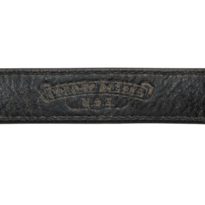 CHROME HEARTS クロムハーツ 3BTN 2SNP 3ボタン 2スナップ レザーブレスレット 重量約36.86g 全長24.5cm クロスボール 美品 中古 4a000967